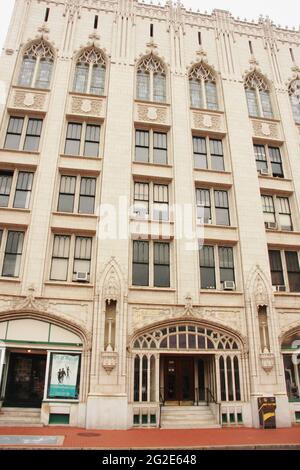 Charleston, Virginie de l'Ouest, États-Unis. Vue extérieure du Grand Masonic Lodge (b. 1893). Banque D'Images