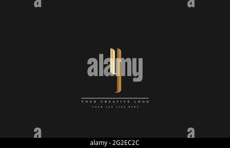 Lettre logo Design avec la typographie moderne et créative y YY Illustration de Vecteur