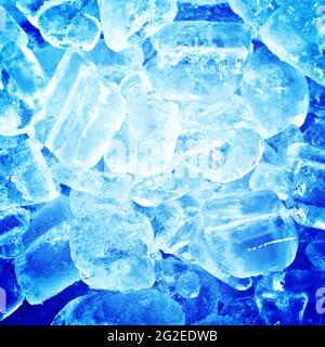 Abstract background Blue Ice Banque D'Images