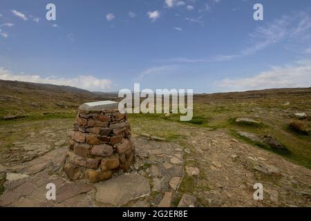 Bealach na Ba point de vue près d'APPLECROSS dans les Highlands écossais, Royaume-Uni Banque D'Images