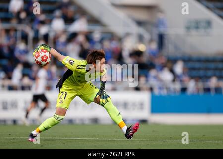 Kanagawa, Japon. 9 juin 2021. Yuji Kajikawa (F. Marinos) football : la coupe de l'Empereur JFA 101ème Championnat du Japon de football 2ème manche entre Yokohama F. Marinos 2(3-5)2 Honda FC au stade Nipatsu Mitsuzawa à Kanagawa, Japon . Credit: AFLO/Alay Live News Banque D'Images