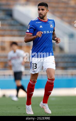 Kanagawa, Japon. 9 juin 2021. Thiago Martins (F.Marinos) football : la coupe de l'Empereur JFA 101ème Championnat du Japon de football 2ème manche entre Yokohama F. Marinos 2(3-5)2 Honda FC au stade Nipatsu Mitsuzawa à Kanagawa, Japon . Credit: AFLO/Alay Live News Banque D'Images