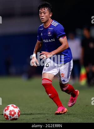 Kanagawa, Japon. 9 juin 2021. Ryo Takano (F. Marinos) football : la coupe de l'Empereur JFA 101ème Championnat du Japon de football 2ème manche entre Yokohama F. Marinos 2(3-5)2 Honda FC au stade Nipatsu Mitsuzawa à Kanagawa, Japon . Credit: AFLO/Alay Live News Banque D'Images