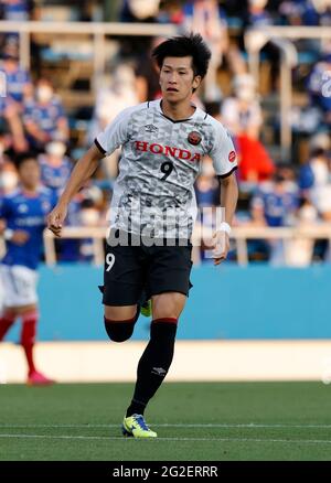 Kanagawa, Japon. 9 juin 2021. Reon Kodama (Honda FC) football : la coupe de l'Empereur JFA 101ème Championnat du Japon de football 2ème manche entre Yokohama F. Marinos 2(3-5)2 Honda FC au stade Nipatsu Mitsuzawa à Kanagawa, Japon . Credit: AFLO/Alay Live News Banque D'Images