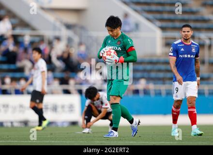 Kanagawa, Japon. 9 juin 2021. Yuki Kusumoto (Honda FC) football : la coupe de l'Empereur JFA 101ème Championnat du Japon de football 2ème manche entre Yokohama F. Marinos 2(3-5)2 Honda FC au stade Nipatsu Mitsuzawa à Kanagawa, Japon . Credit: AFLO/Alay Live News Banque D'Images