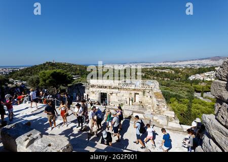 Acropole d'Athènes - Athènes Grèce Banque D'Images