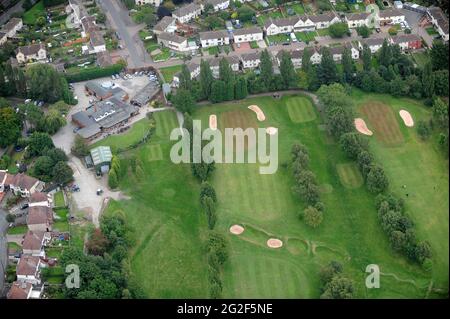 Vue aérienne d'Oxley Park Golf Club Wolverhampton Banque D'Images
