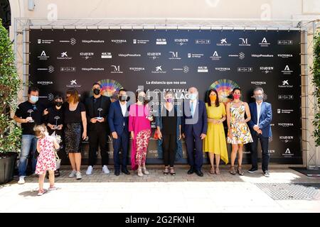 Malaga, Espagne. 05e juin 2021. Photocall de 'Afirmando los derechos de la Mujer' pendant le Festival de Malaga 2021 au Cine albeniz. Crédit : SOPA Images Limited/Alamy Live News Banque D'Images