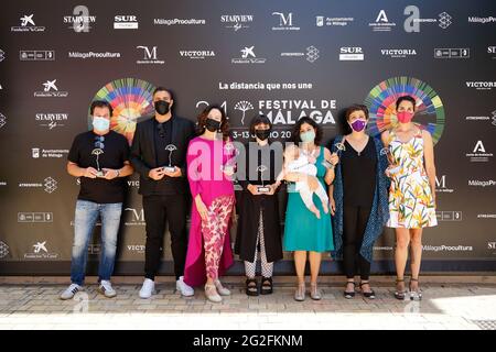 Malaga, Espagne. 05e juin 2021. Photocall de 'Afirmando los derechos de la Mujer' pendant le Festival de Malaga 2021 au Cine albeniz. Crédit : SOPA Images Limited/Alamy Live News Banque D'Images