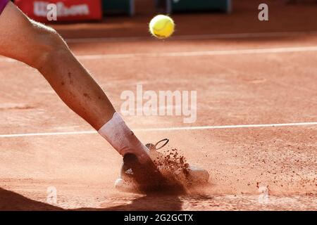 Paris, France. 11 juin 2021. Stefanos Tsitsipas au tournoi de tennis de l'Open de France Grand Chelem 2021 à Roland Garros, Paris, France. Frank Molter/Alamy Actualités en direct Banque D'Images