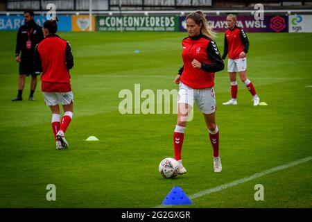 Bath, Angleterre. 18 octobre 2020. Barclays FA Womens Super League match entre Bristol City Women et Birmingham City Women. Banque D'Images