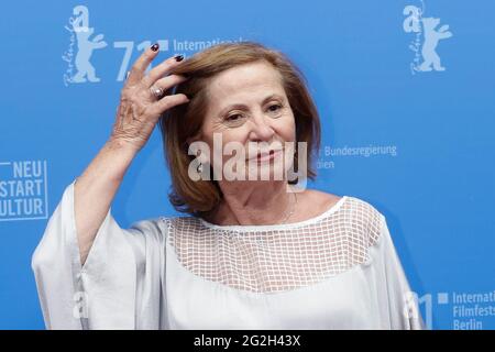 Berlin, Allemagne. 11 juin 2021. L'actrice Clemence Sabbagh à la projection du film 'Memory Box' au 71e Festival International du film de Berlin. Credit: Axel Schmidt/Reuters/Pool/dpa/Alamy Live News Banque D'Images
