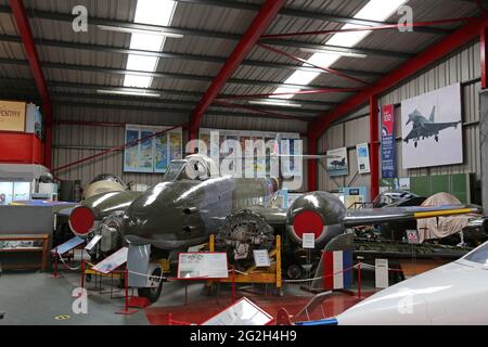 Gloster Meteor F.4 (1945), Midland Air Museum, aéroport de Coventry, Baginton, Warwickshire, Angleterre, Grande-Bretagne, Royaume-Uni, Europe Banque D'Images