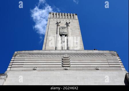 Bâtiment Georges Dock de style Art déco à Liverpool Banque D'Images