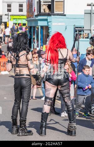 Whitby Goth Week-end Banque D'Images