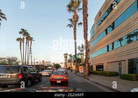 Los Angeles, souvent connue par ses initiales L.A., est la ville la plus peuplée de l'État de Californie, aux États-Unis Banque D'Images