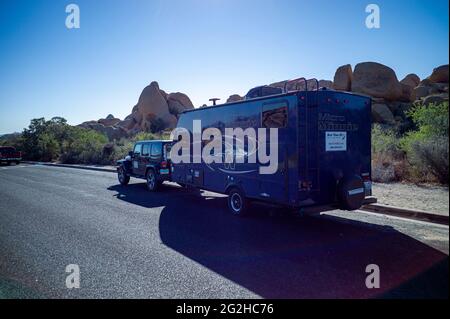 Joshua Tree National Park, comté de San Bernadino, Californie du Sud, États-Unis Banque D'Images