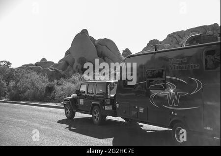 Joshua Tree National Park, comté de San Bernadino, Californie du Sud, États-Unis Banque D'Images