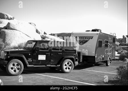 Joshua Tree National Park, comté de San Bernadino, Californie du Sud, États-Unis Banque D'Images