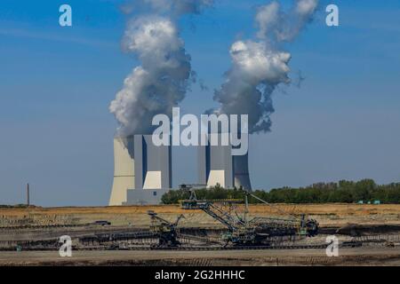 Domaine de Peres de la mine United Schleenhain opencast Banque D'Images