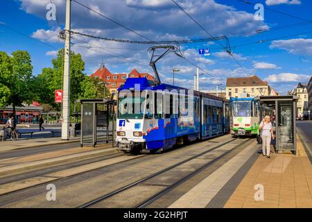 Nouveaux tramways commandés Banque D'Images