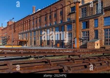 Musée industriel Saxon, usine d'énergie de Knappenrode Banque D'Images