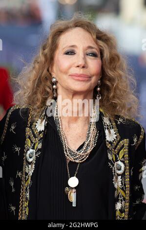 Marisa Berenson participe au tapis rouge dans le cadre du 35e Festival du film Cabourg à Cabourg, France, le 11 juin 2021. Photo d'Aurore Marechal/ABACAPRESS.COM Banque D'Images