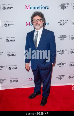 New York, États-Unis. 11 juin 2021. Le compositeur Jeff Richmond assiste au Tribeca Festival 2021 Tribeca TV Panel: Tina Fey & Co. À Spring Studios. Crédit : SOPA Images Limited/Alamy Live News Banque D'Images