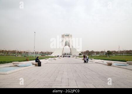 Tour de la liberté à Téhéran, Iran Banque D'Images