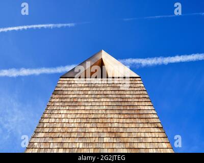 Chapelle de Ludwigsschwaige, chapelle, sept chapelles, 7 chapelles, spiritualité, monument spirituel, lieu de culte, architecture, architecture moderne, structure moderne en bois, chapelle en bois, fondation Banque D'Images