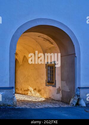 Important bâtiment d'église, baroque tardif, baroque, abbaye, monastère, Congrégation de Beuron, Ulrichsberg, Härtsfeld, abbaye de Neresheim (St. Ulrich et Ara), monastère bénédictin, monastère bénédictin, église monastère Banque D'Images