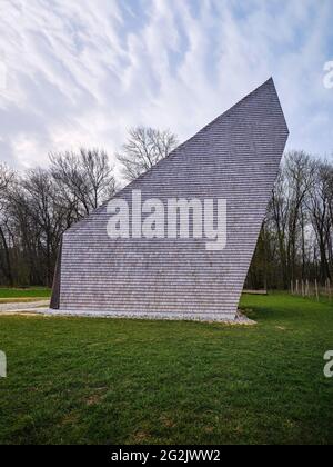 Chapelle de Ludwigsschwaige, chapelle, sept chapelles, 7 chapelles, spiritualité, monument spirituel, lieu de culte, architecture, architecture moderne, structure moderne en bois, chapelle en bois, fondation Banque D'Images