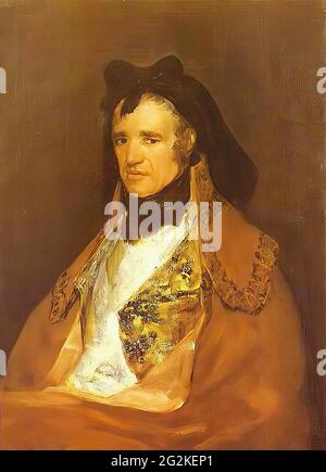 Francisco de Goya - Portrait Pedro Mocarte Singer Cathedral Toledo Banque D'Images