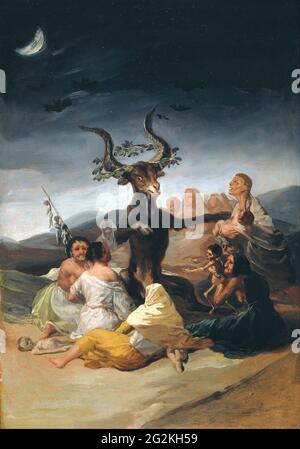 Francisco de Goya - le Sabbat des sorcières Banque D'Images