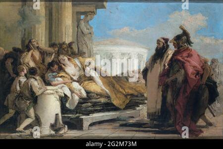 Giovanni Battista Tiepolo - mort de Dido Banque D'Images