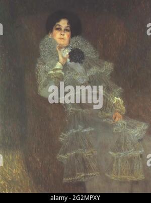 Gustav Klimt - Portrait Marie Henneberg 1902 Banque D'Images