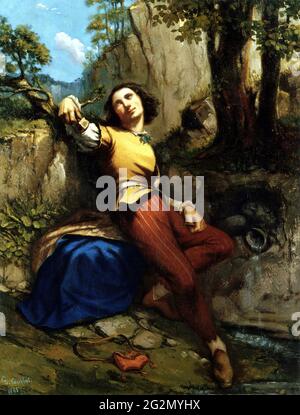 Gustave Courbet - le sculpteur Banque D'Images