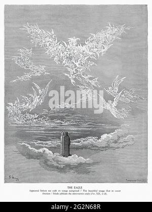 Gustave doré - aigle II Banque D'Images