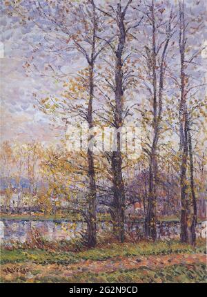 Gustave Loiseau (1865-1935) - par Oise Precy Banque D'Images