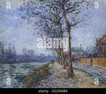 Gustave Loiseau (1865-1935) - Oise Pontoise 1900 Banque D'Images