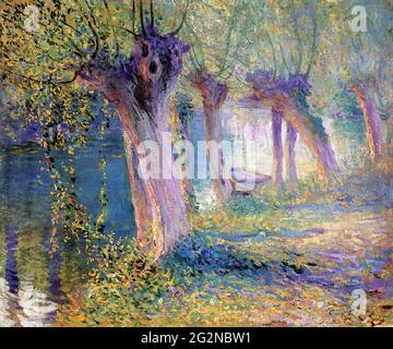 Guy Orlando Rose - Rivière Epte Giverny 1910 1 1910 Banque D'Images