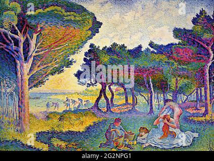 Croix d'Henri-Edmond (1856-1910) - par Méditerranée 1895 Banque D'Images