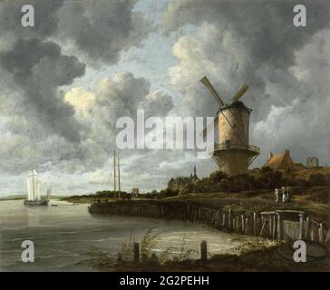 Jacob Van Ruisdael - le Moulin de Wijk Bij Duurstede Banque D'Images