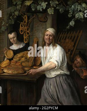 Jan Steen - le Baker Arent Oostwaard et sa femme Catharina Keizerswaard Banque D'Images
