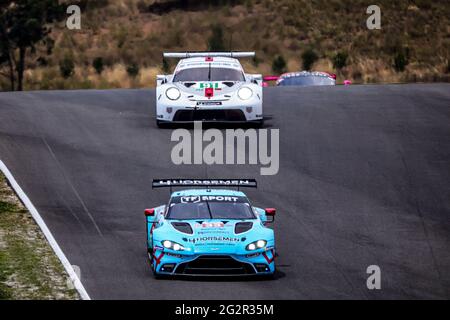 33 Keating Ben (usa), Pereira Dylan (lux), Fraga Felipe (BRA), TF Sport, Aston Martin Vantage AMR, action pendant les 8 heures de Portimao, 2e tour du Championnat du monde d'endurance FIA 2021 sur le circuit International d'Algarve, du 11 au 13 juin 2021 à Portimao, Algarve, Portugal - photo Paulo Maria / DPPI Banque D'Images