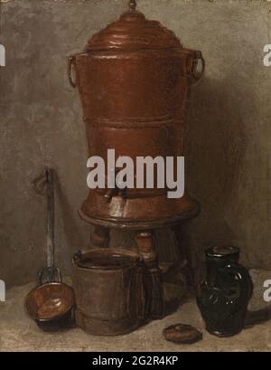 Jean Baptiste Simeon Chardin - l'urn d'eau de cuivre Banque D'Images