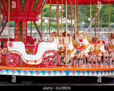 Parcours du parc des expositions à Bangor, Irlande du Nord Banque D'Images