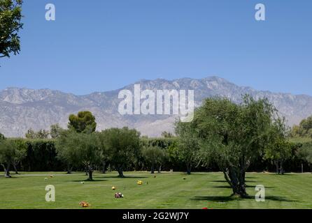 Cathedral City, Californie, Etats-Unis 10 juin 2021 UNE vue générale de l'atmosphère du Desert Memorial Park au 31-705 Da Vall Drive à Cathedral City, Californie, Etats-Unis. Photo par Barry King/Alay stock photo Banque D'Images