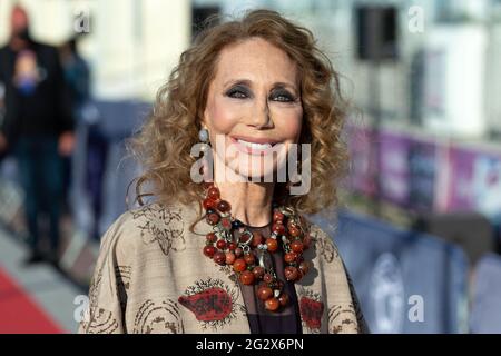 Marisa Berenson assiste à la cérémonie de clôture tapis rouge dans le cadre du 35e Festival du film Cabourg à Cabourg, France, le 12 juin 2021. Photo d'Aurore Marechal/ABACAPRESS.COM Banque D'Images