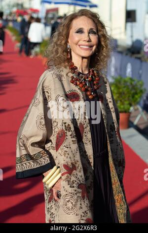 Marisa Berenson assiste à la cérémonie de clôture tapis rouge dans le cadre du 35e Festival du film Cabourg à Cabourg, France, le 12 juin 2021. Photo d'Aurore Marechal/ABACAPRESS.COM Banque D'Images